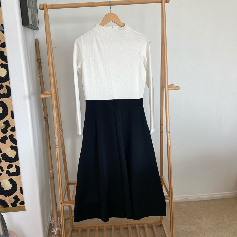 - ASOS Black and White Midi Chic dress 8